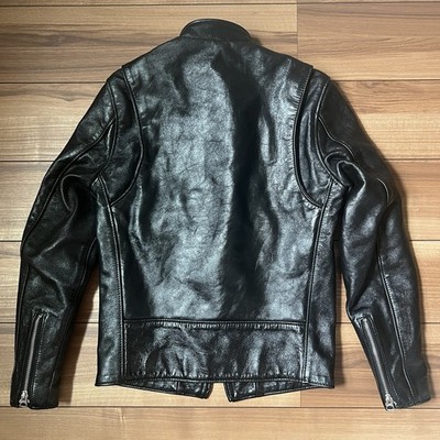 schott 641xxh horsehide leather caferacer motorcycle jacket 641