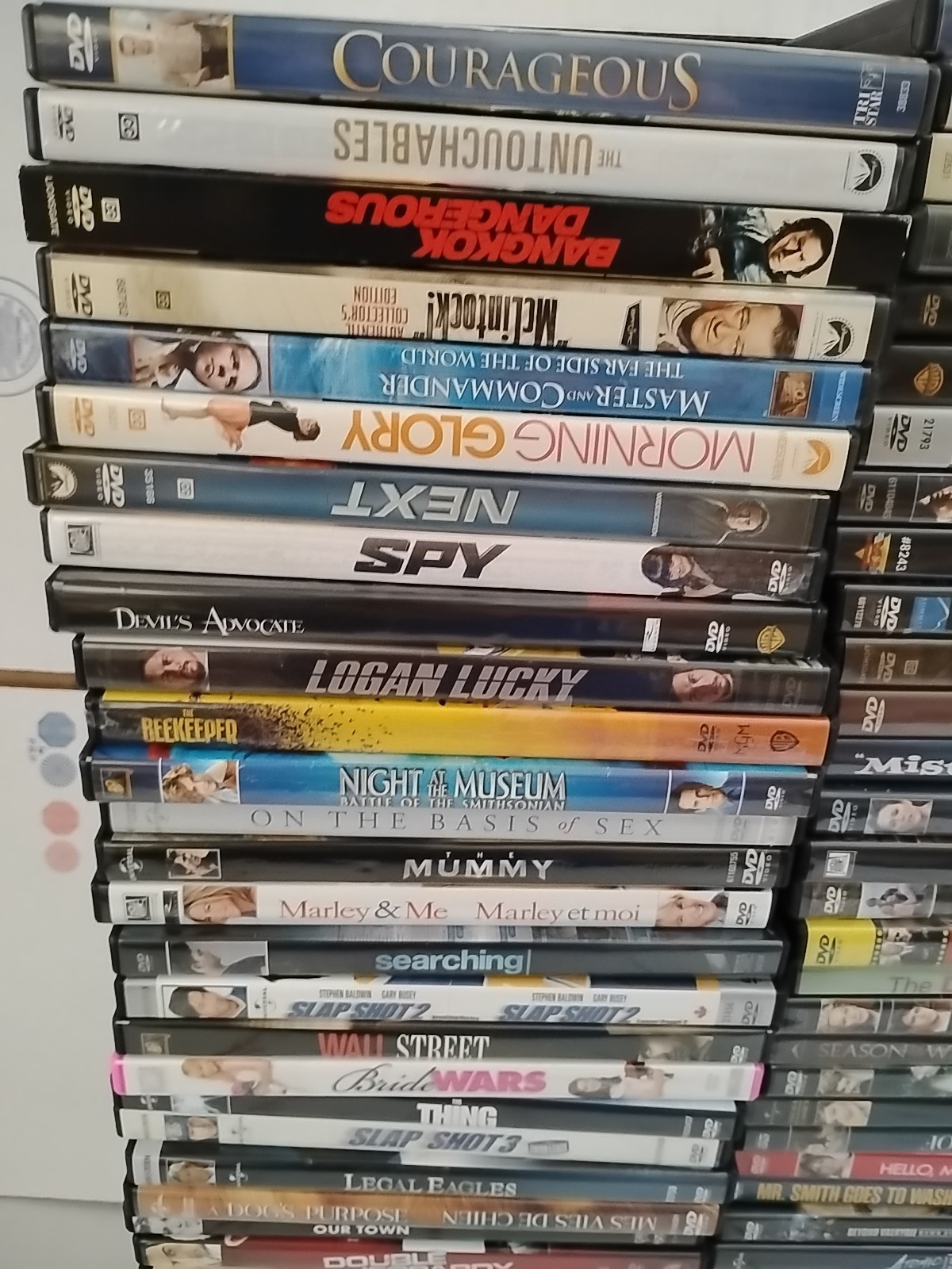 Lot of 120 vintage Estate Sale DVD Classic dvds! NO KIDS MOVIES Trl6#18