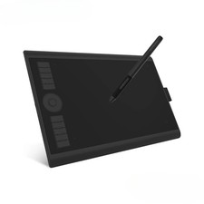 10 x 6.25 Inches Art Digital Graphic Tablet for Drawing Supports Tilt  Radial