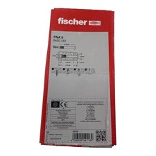 Fischer FNA II 6x30/30 Nail Anchor - Zinc Plated Steel (Pack of 50) - 44116