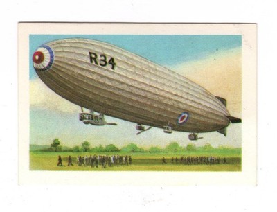Australia Aviation Card #09 R34 Rigid Airship 1918