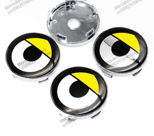 Set 4 Tappi Coprimozzo Logo Stemma Per SMART Fortwo Forfour Roadster 450 60 mm