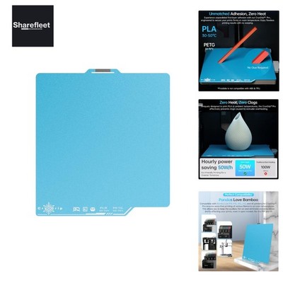 BIQU CryoGrip Pro Frostbite Panda Build Plate für Bambu-Lab P1S/P1P/X1C/X1E/A...