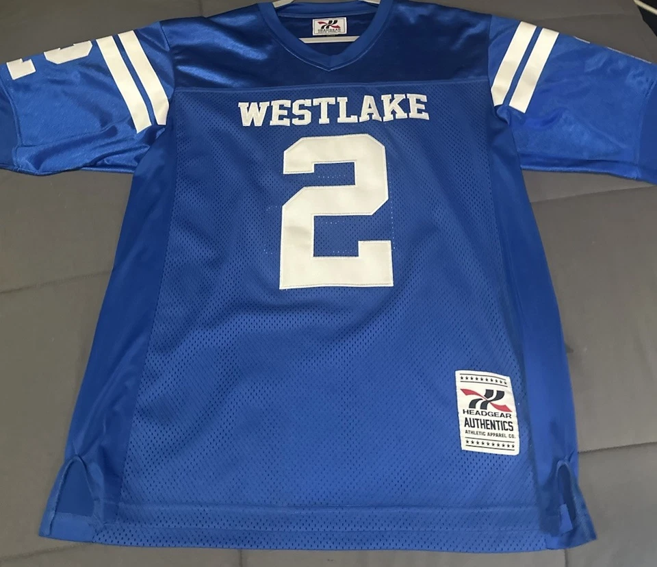 Raro Tocado Camiseta Vintage Cam Newton High School Auténtico Talla XL Westlake  Foto 2 de 4