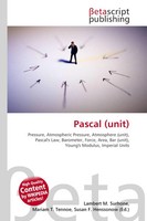 Lambert M. Surhone (U. A.) | Pascal (Unit) | Taschenbuch | Englisch (2026)