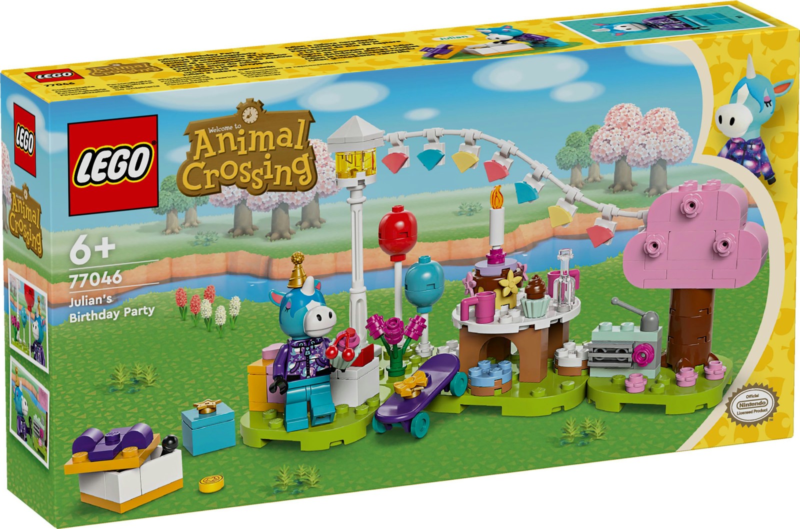 Lego Animal Crossing 77046 Festa Di Compleanno Giuliano, Giochi Creativi Per Bambini 6+, Minifig 1 St Bambino - Immagine 2