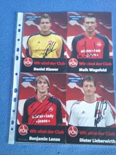 original signierter Autogrammkartensatz  1.FC Nürnberg