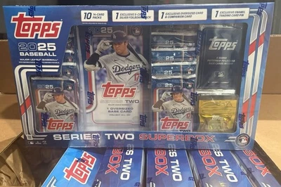 2025 Topps Baseball Series 2 Trading Cards Super Box Factory Sealed Ohtani Roki
