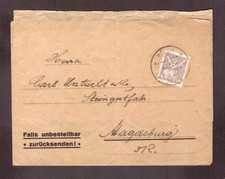 Sudetenland Firmenbrief nach Magdeburg Stempel HAIDA
