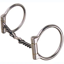 REINSMAN 223 Offset 3" Dee Cheeks & 5" Mouth Stage A 3-Piece Twisted Snaffle Bit