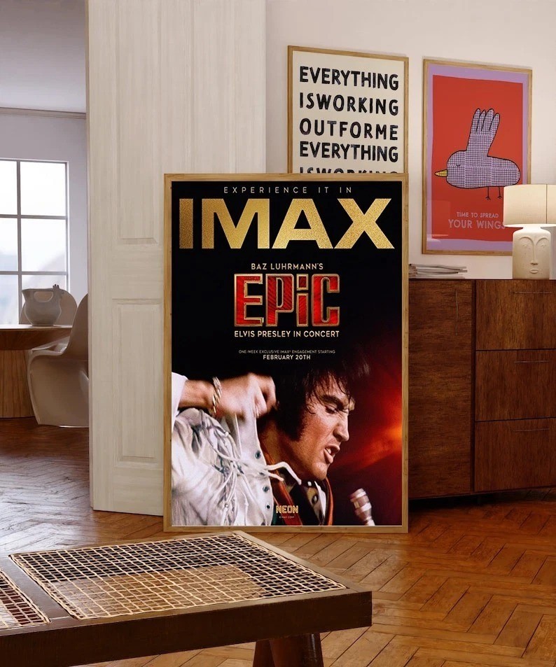 Elvis Presley EPIC IMAX Concert Film Poster February 20