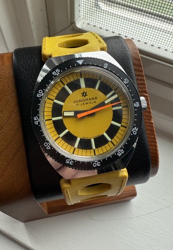 Vintage Junghans 1972 Sportuhr Olympic Men’s Automatic Dive Watch 61/0453 Mvmt