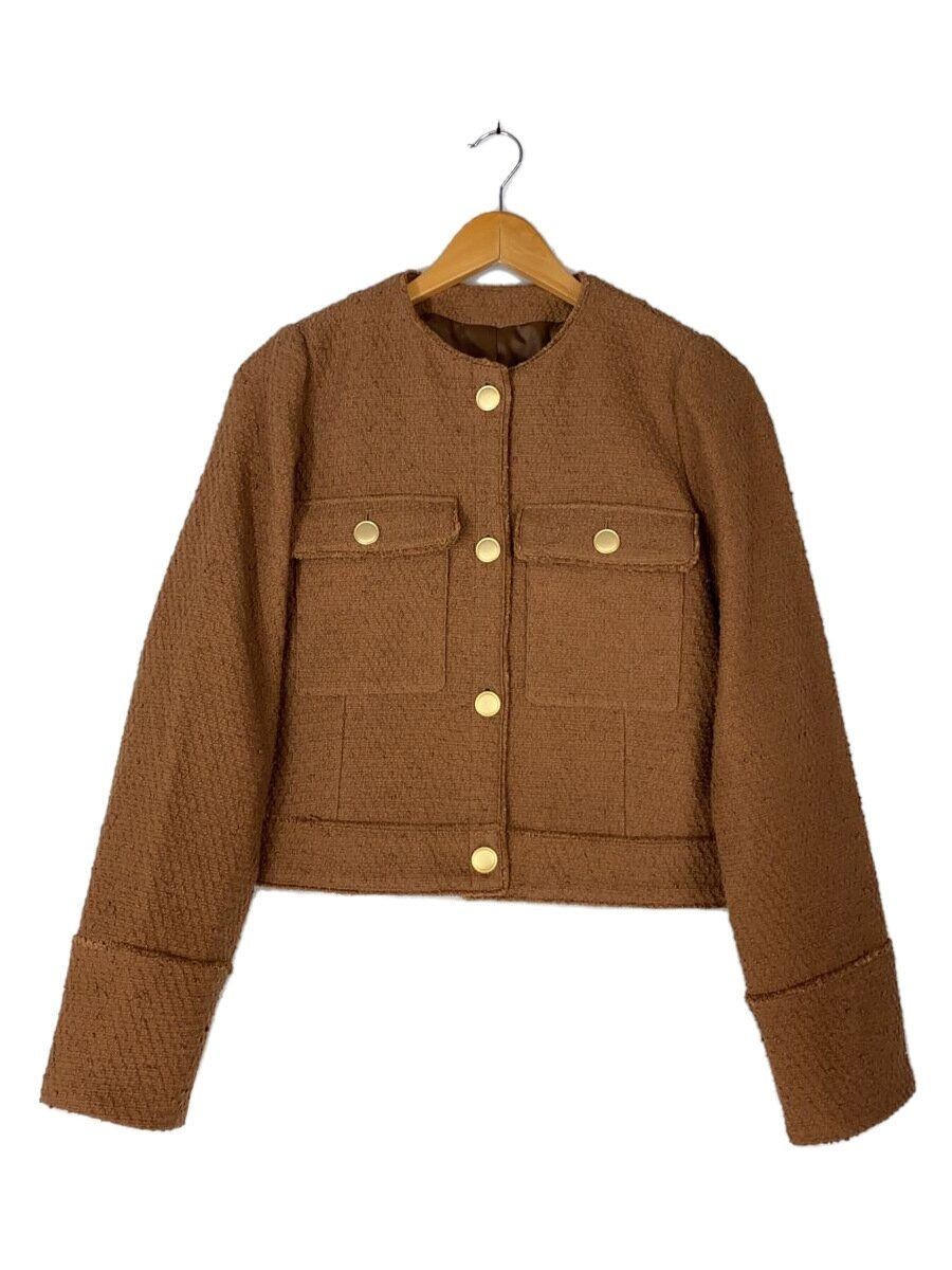 ALTRA ADASTRIA ALTRO TWEED GIACCA GIROCOLLO OMAGGIO COTONE CAMMELLO 2450010413