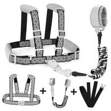 Toddler Harness Leash, Reflective Kid Harness with Anti Black/Reflect light