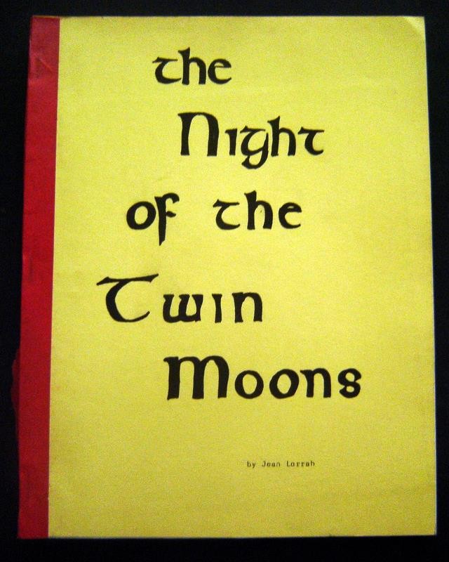 STAR TREK Fanzine TOS  Night of the Twin Moons by Jean Lorrah 3rd Print Nov 1976