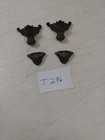 INGRAHAM MANTLE CLOCK ORNATE FEET — photo 1