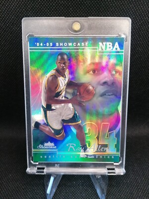RARE Ray Allen - 2004-05 Fleer Legacy Showcase 80 Sonics 