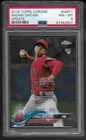 2018 Topps Chrome Update SHOHEI OHTANI PSA 8 NM-MT Rookie Card RC HMT1