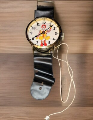 vintage McDonald 壁掛け時計　マクドナルド 80's マクドナルド プレイランド 実働 ヴィンテージ壁掛け時計