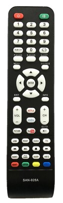 New USBRMT Universal Replacement SANYO remote SAN-928 for SANYO LCD LED Smart TV