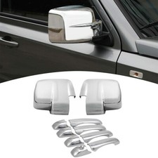 Exterior Mirror Cover Door Handle Shell Trim Decor For Jeep Patriot 11-16 Chrome Exterior Mirror Cover Door Handle Shell Trim Decor For Jeep Patriot 11-16 Chrome