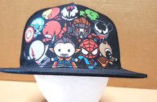 Gorra de bola ajustable con cierre a presión Marvel Heroes Avengers talla única para la mayoría de los billetes planos