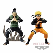 Banpresto NARUTO VIBRATION STARS Nara Shikamaru＆Uzumaki Naruto figure F/S