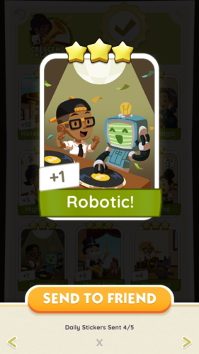 Monopoly Go Robotic! 3✨Sticker (Read Description) - Picture 1 of 1