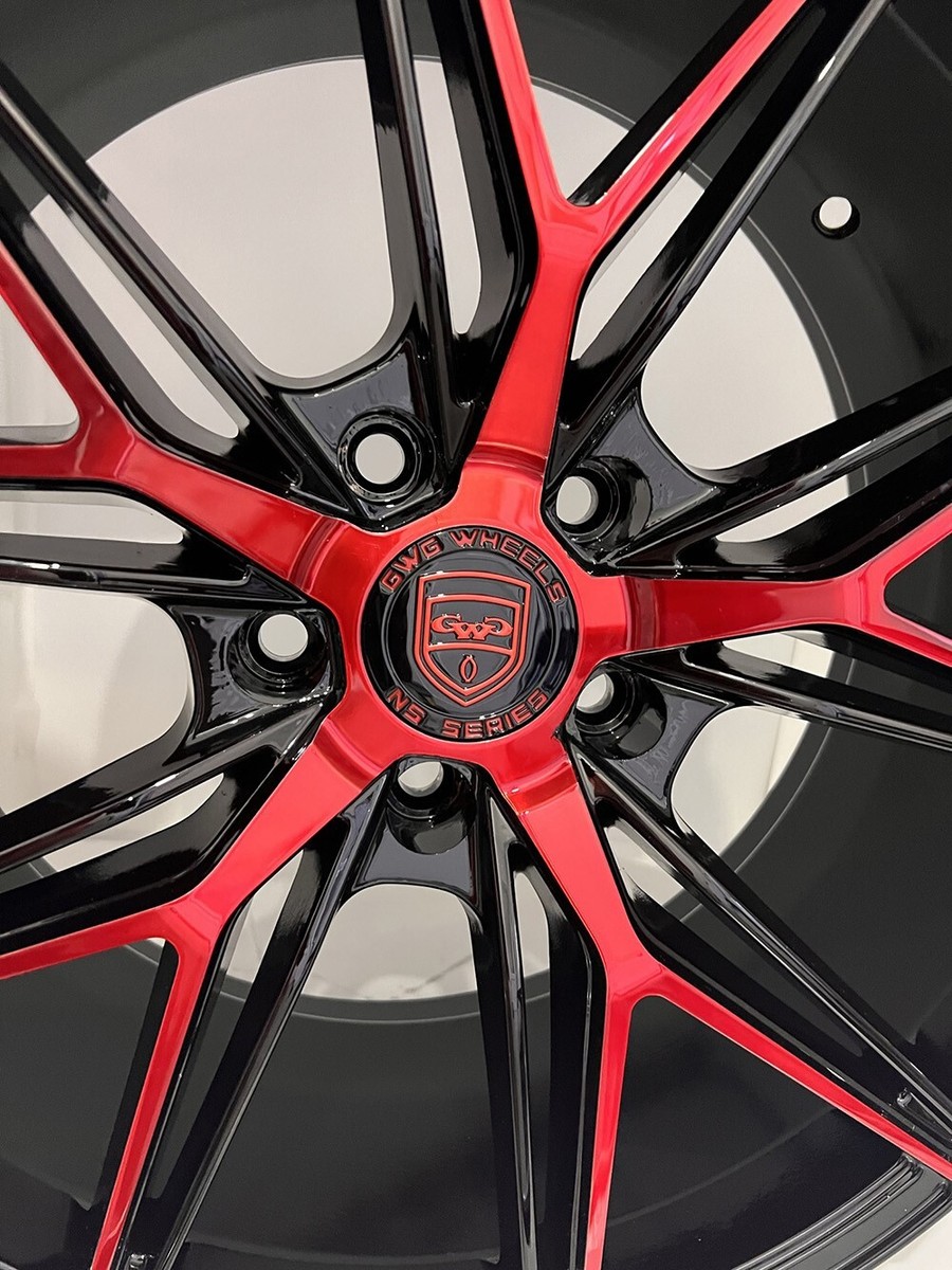 NS4 18 inch Black Red Rim fits MAZDA RX-8 BASE (AUTOMATIC) 2004