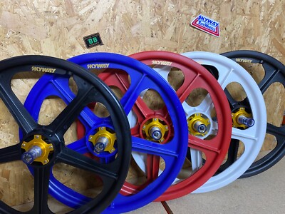 SKYWAY Tuff 2 WHEEL SET Gold Alloy Flange 20 SKYWAY Tuff 2 WHEEL SET Gold Alloy Flange 20