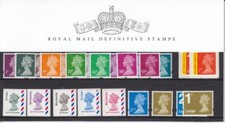 GB 2010 DEFINITIVE MACHIN PRESENTATION PACK No. 88 1p to RECORDED MINT STAMPS