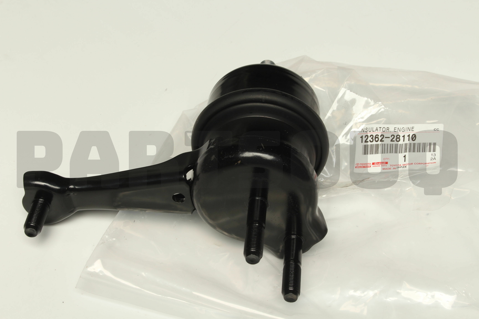 1236228110 Genuine Toyota INSULATOR, ENGINE MOUNTING, RH(FOR 
