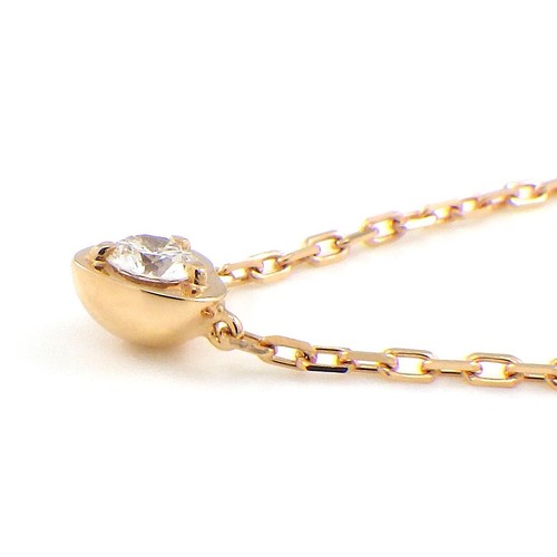 Cartier Necklace d'Amour Diamants Legers Heart CRB7059400 1 Point Diamond 750RG - Picture 3 of 9