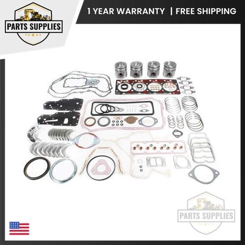 Engine Overhaul Rebuild Kit Standard for Cummins 4B3.9 Case 1840 450C