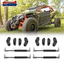 4x Anodized Black Front Rear Door Opener Kit For Can-Am Maverick X3 X3 Max 17-25
