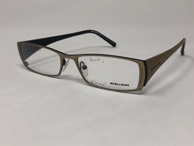 MORE & MORE MOD.50157 Col160 Eyeglasses Frame Germany 53-18-140 Gold/Biege BX18