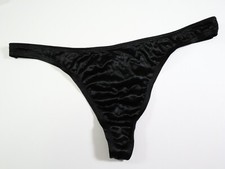 NEW Secret Treasures TRUE VTG 90s Y2K Stretch Satin Low Thong Panties XL X-LARGE