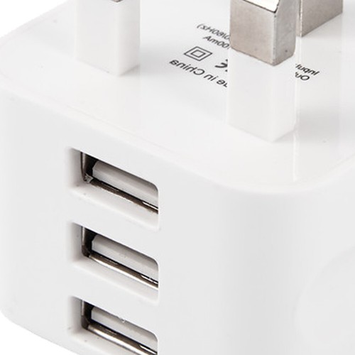 Adattatore per caricabatterie da muro Adattatore di alimentazione USB Spina UK a - Afbeelding 11 van 12