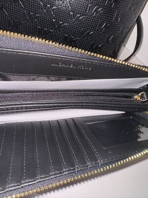 NEW Lot Of 2 MICHAEL KORS Cindy Leather Backpack MK Wallet  display picture 2