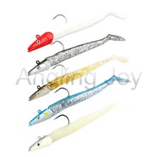 4 PCS 11cm Sinking Jig Head Soft Fishing Lure...