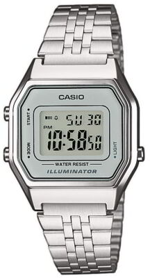 Casio Uhr Retro Damenuhr LA680WEA-7EF Alarm Digital Armbanduhr