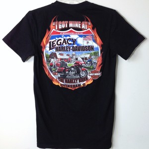 Harley Davidson Motorcycles Mens S Small T Shirt 2010 Black Legacy