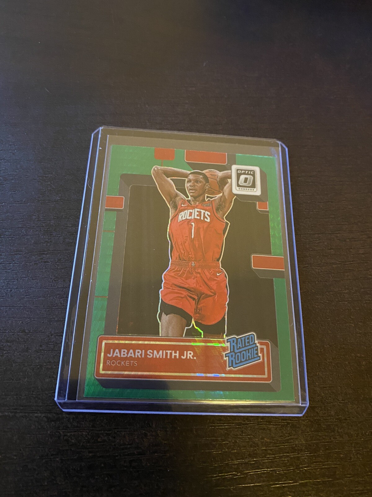 2022-23 Optic Rated Rookie Prizm RC Jabari Smith Jr. Green Hyper Fanatic #240