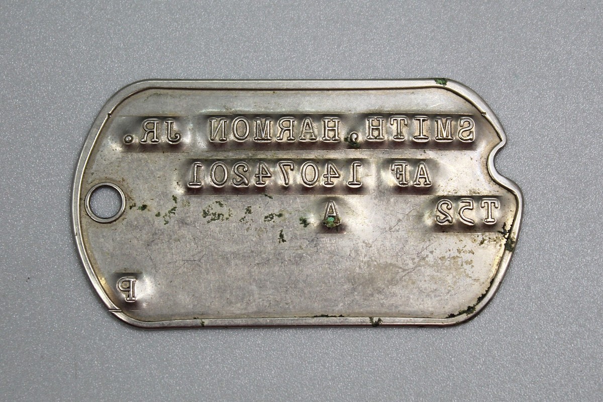米軍 実物 IDタグ USAAF US Air Force (AF) Id Tag (Dog Tag) . FLU3489 | eBay