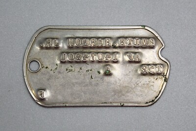 米軍 実物 IDタグ USAAF Wonderful WWII USAAF 4th Air Force McChord Field Restricted Area