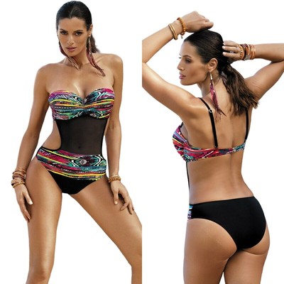 Maillot De Bain 1 Pièce Lise Charmel Taille 90D - Modèle Bouquet D'Or, Couleur Sun Jade - Neuf Avec étiquettes