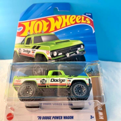HOT WHEELS 2025 '70 DODGE POWER WAGON LIME GREEN 56/250 HYX26
