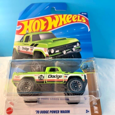 HOT WHEELS 2025 '70 DODGE POWER WAGON LIME GREEN 56/250 HYX26