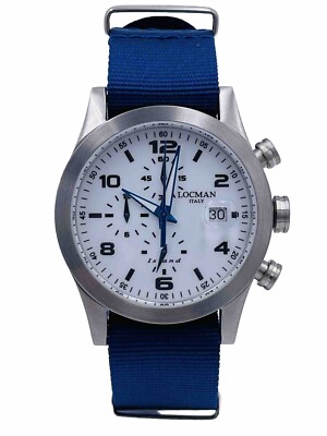 Watch Locman Island Chrono Steel 618ACWBTL/359 40mm very discounted New
