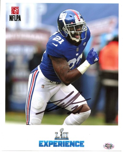 LANDON COLLINS Giants 8X10 Autographed Promo Photo with BDS COA #3074 - Picture 2 of 3
